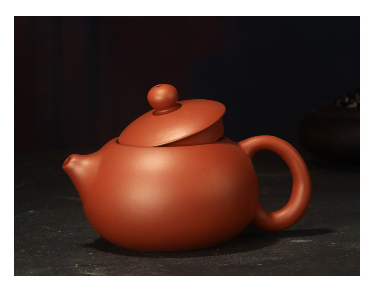 Yixing purple clay teapots, Zhu Ni teapots, tea brewing utensils, Gongfu tea sets, 170ml,250ml,400ml, Xishi teapots for household use pic 3