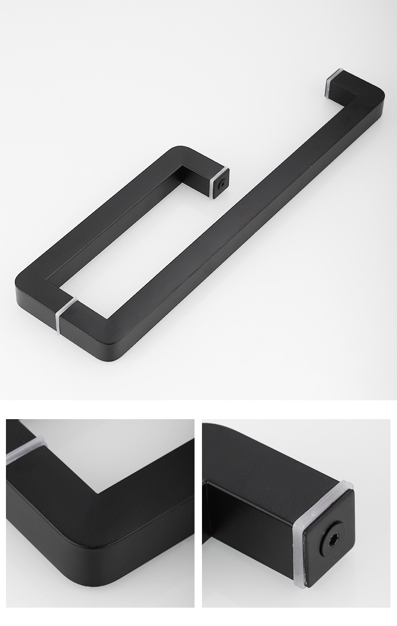 厂家304淋浴房拉手 酒店浴室玻璃门把手 大门推拉门不锈钢拉手详情21