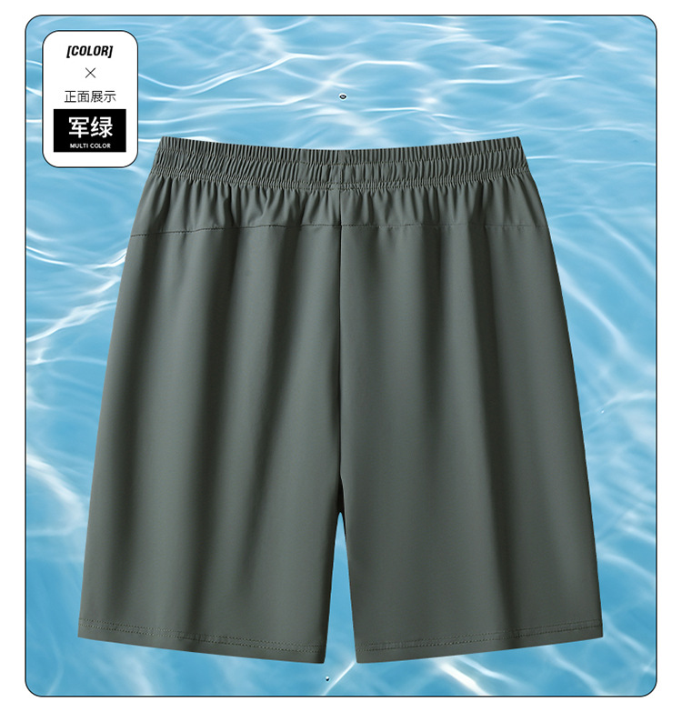 夏季冰丝短裤男士速干运动裤薄款休闲外穿宽松裤衩运动大码五分裤详情10