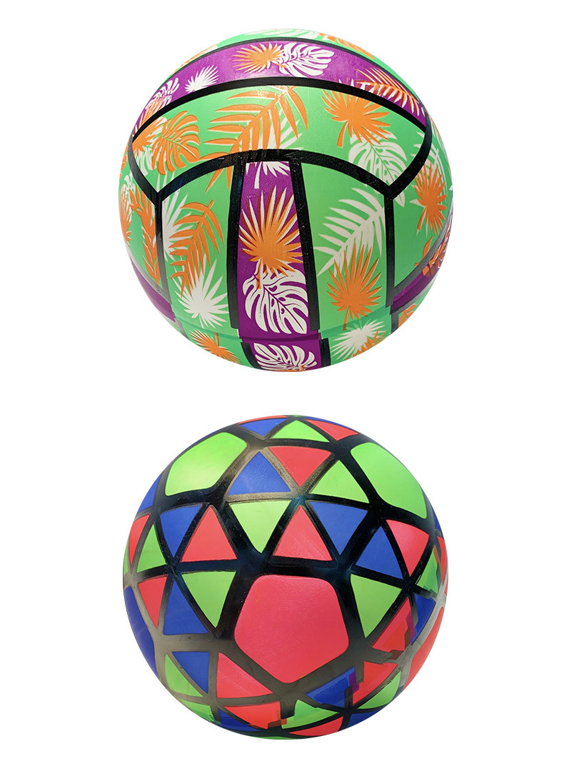 Personalidad creativa PVC fluorescente bola 9 pulgadas kindergarten niños juguetes raqueta bola en stock al por mayor pic 11