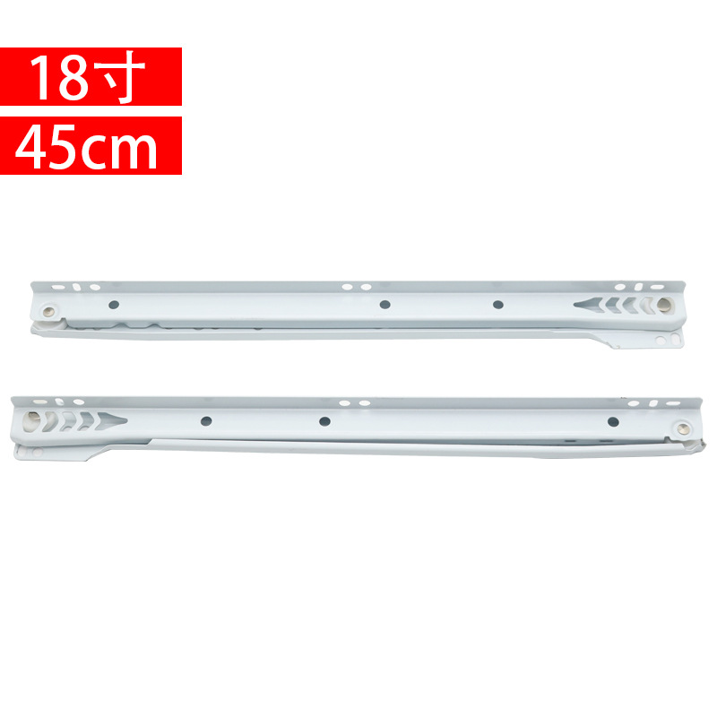 滑轨喷粉轨道抽屉滑轨二节导轨抽屉轨道抽屉滑轨道壁柜滑轨抽屉详情10