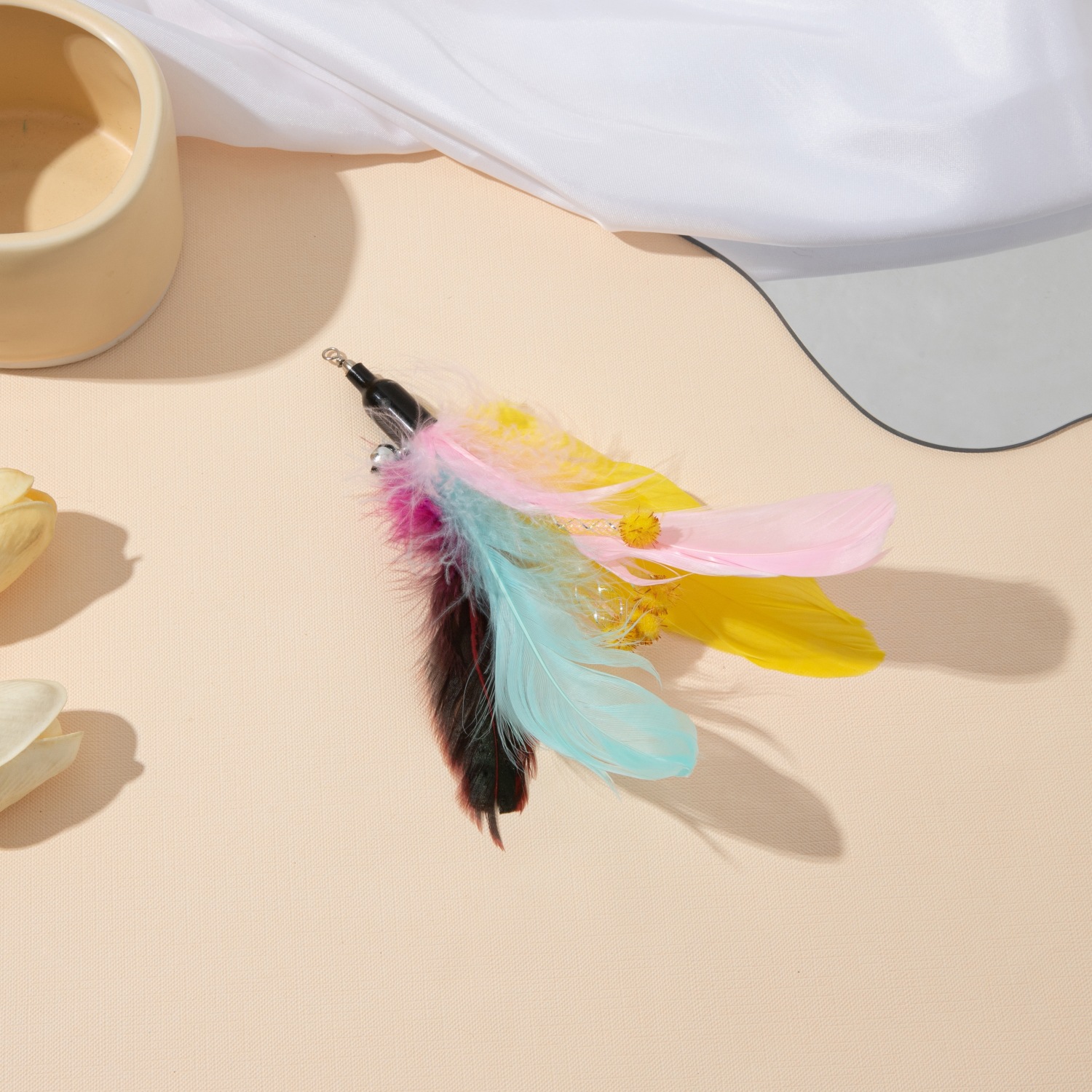 汇总27款逗猫棒替换头带铃铛耐玩不易破猫咪自嗨解闷玩具工厂直供详情37