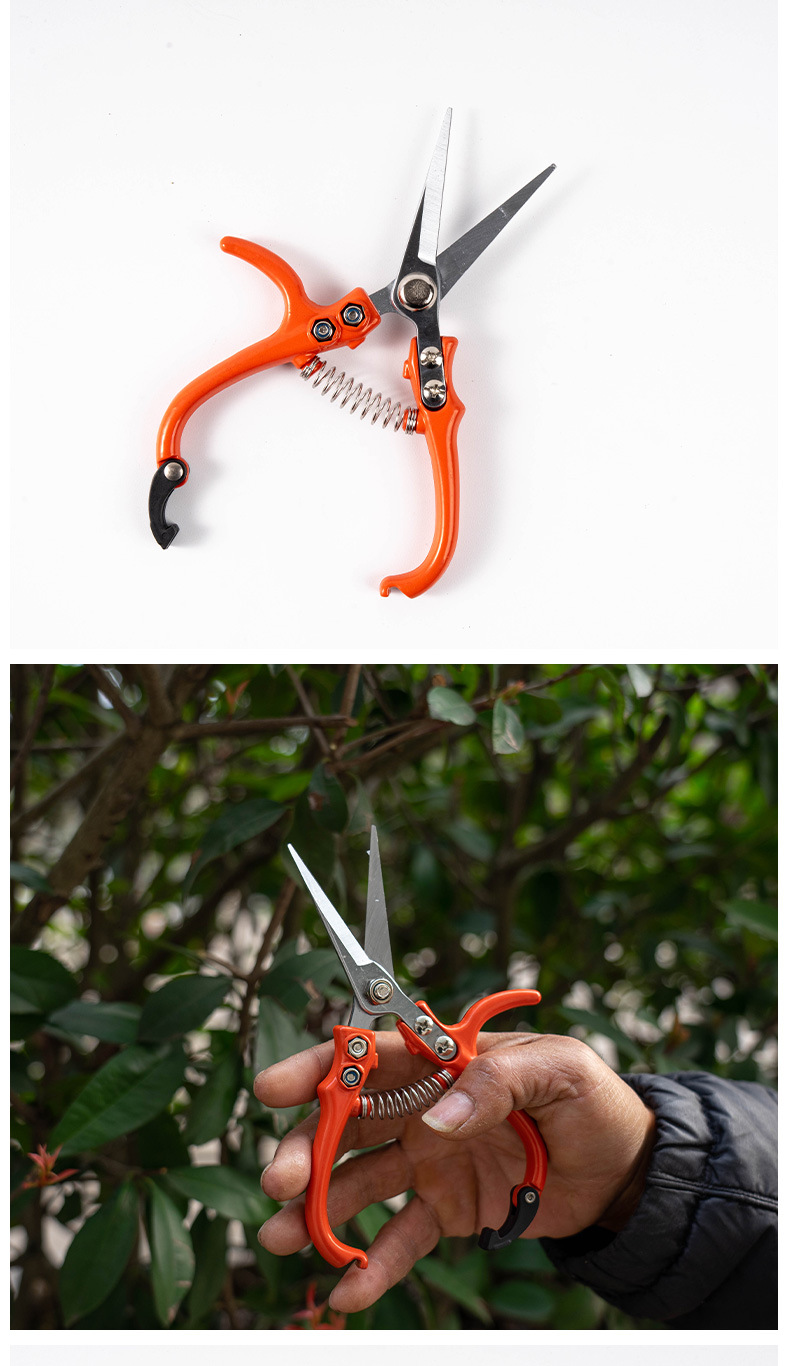 佰世园艺省力修枝剪果树枝修剪工具批发五金剪刀详情11