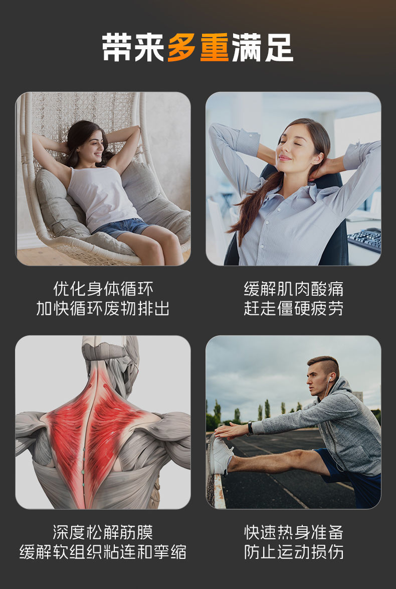 匹克迷你筋膜枪充电款肌肉按摩器枪电动颈经膜枪震动按摩礼品礼物详情13