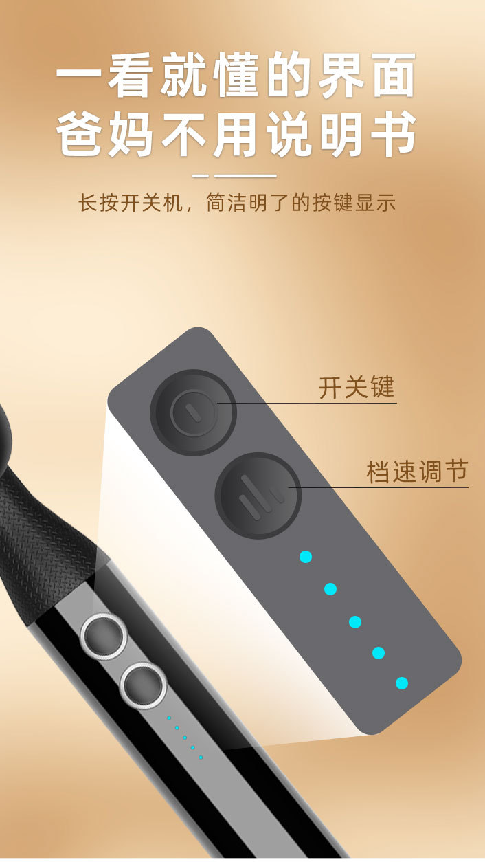 Elbow fascia gun, electric massage back, extended fascia hammer, back tapping massage hammer, long-handled fascia gun pic 20