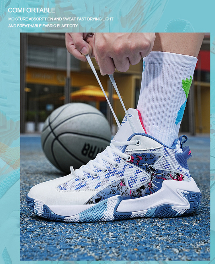 臣马工厂直销跨境新款批发男女透气防滑青少年初中学生成人篮球鞋详情16