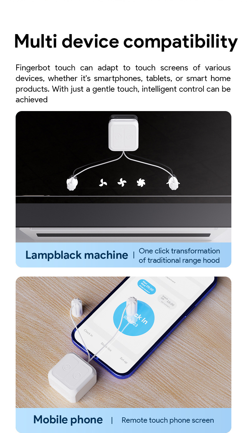 tuya touch screen finger robot dual-control Bluetooth graffiti Intelligent remote control timed screen clicker pic 7