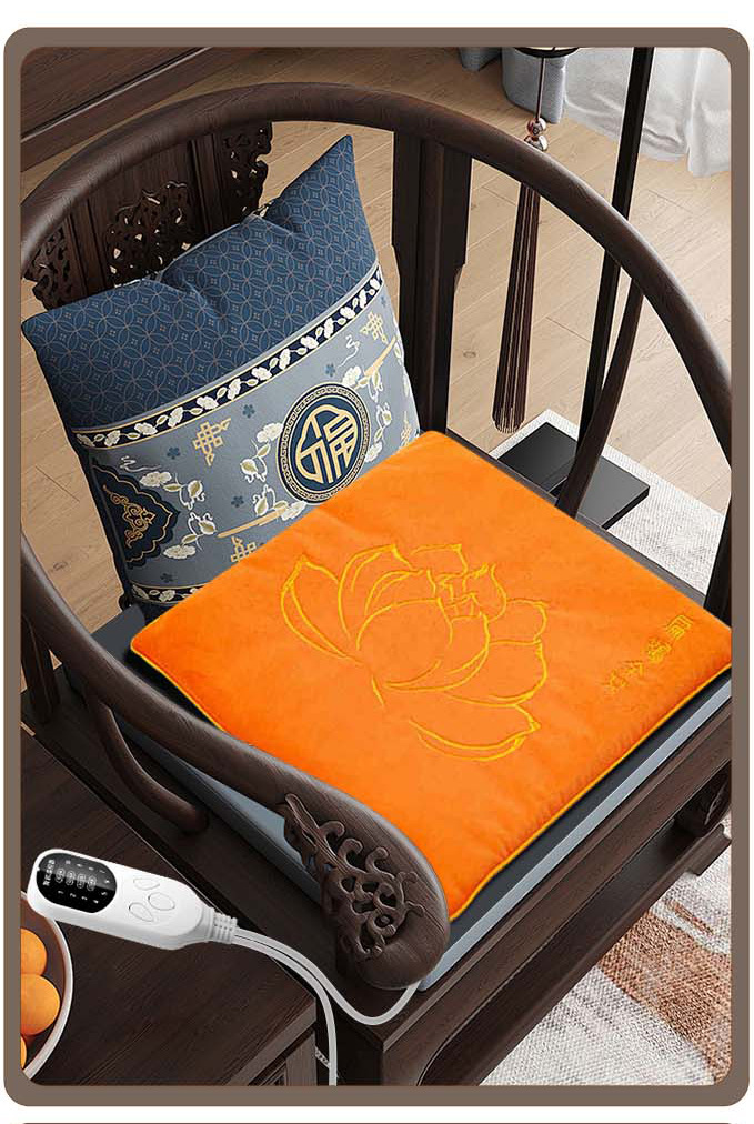 电加热艾绒坐垫升级加厚绒布艾草加热垫椅子坐灸垫艾绒坐垫批发详情14