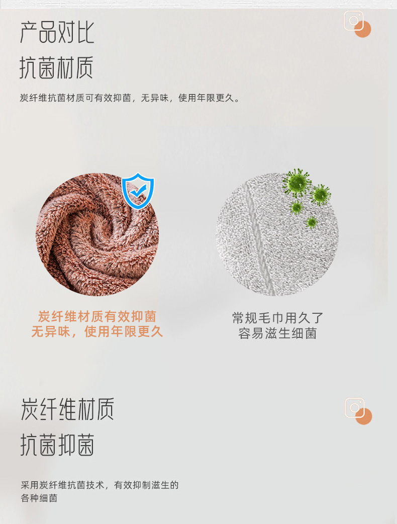 珊瑚绒抑菌强力吸水速干大浴巾成人家用柔软加厚毛巾浴巾批发套装详情11
