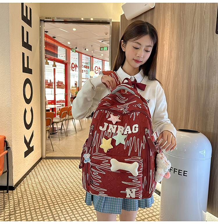 High appearance level schoolbag for junior high school girls, cute and lightweight backpack for primary school students, and large-capacity backpack for senior high school students pic 58