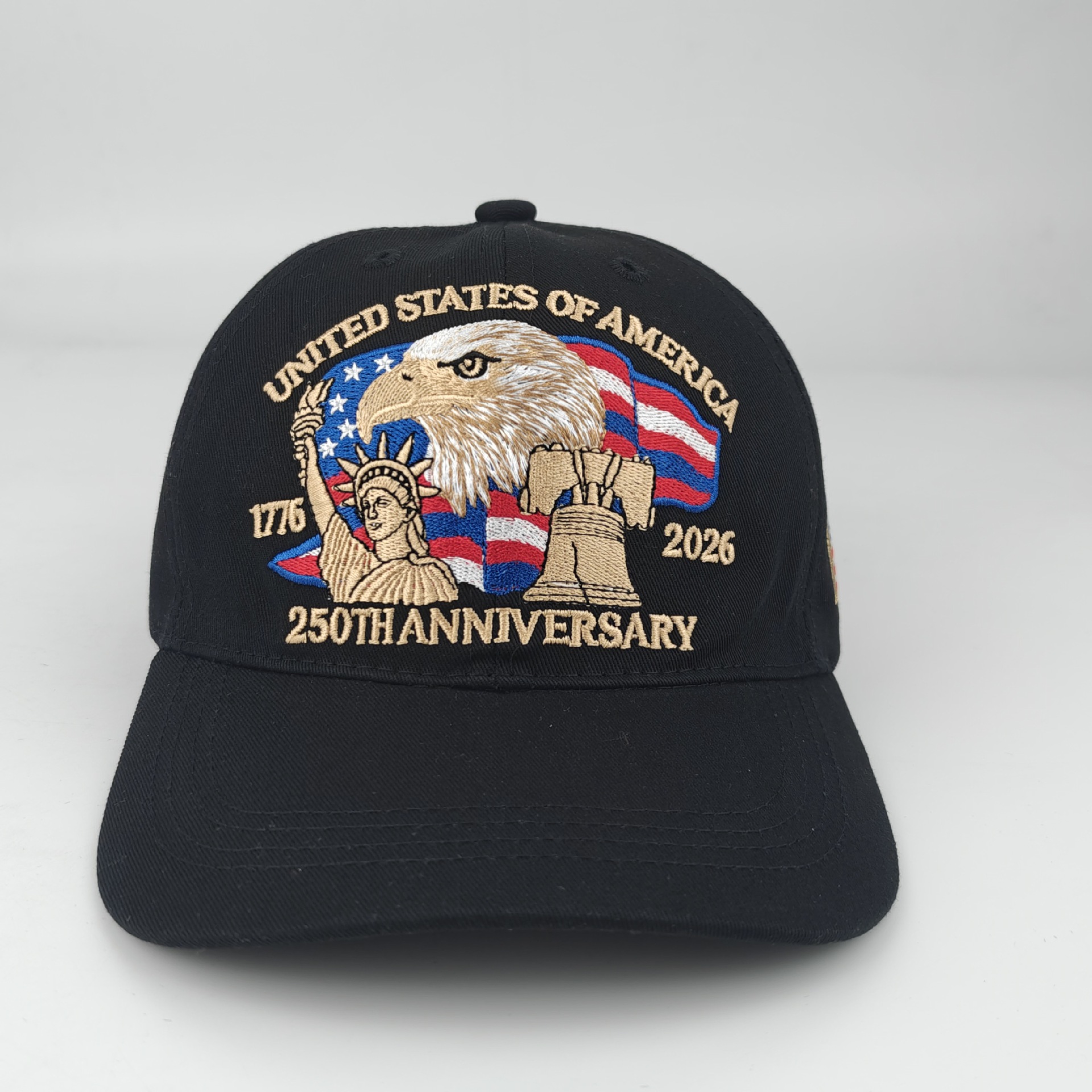 New in-stock American 250th anniversary commemorative baseball cap, three-dimensional embroidered commemorative cap, cross-border headband baseball cap pic 37