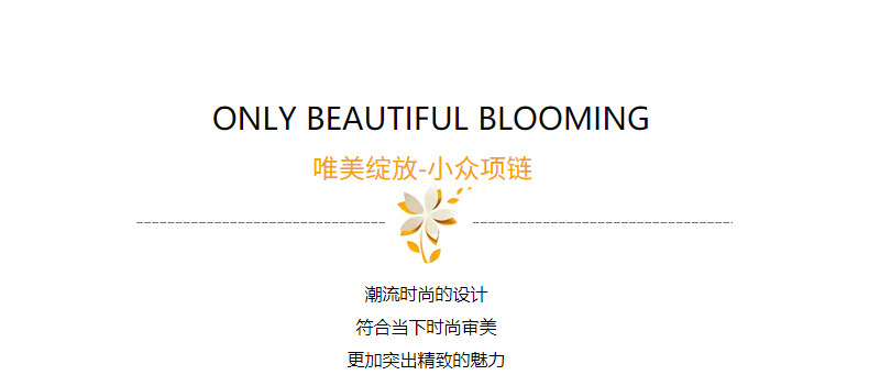 韩版小众设计感罗马双环通体钛钢项链女百搭不掉色简约锁骨链饰品详情3