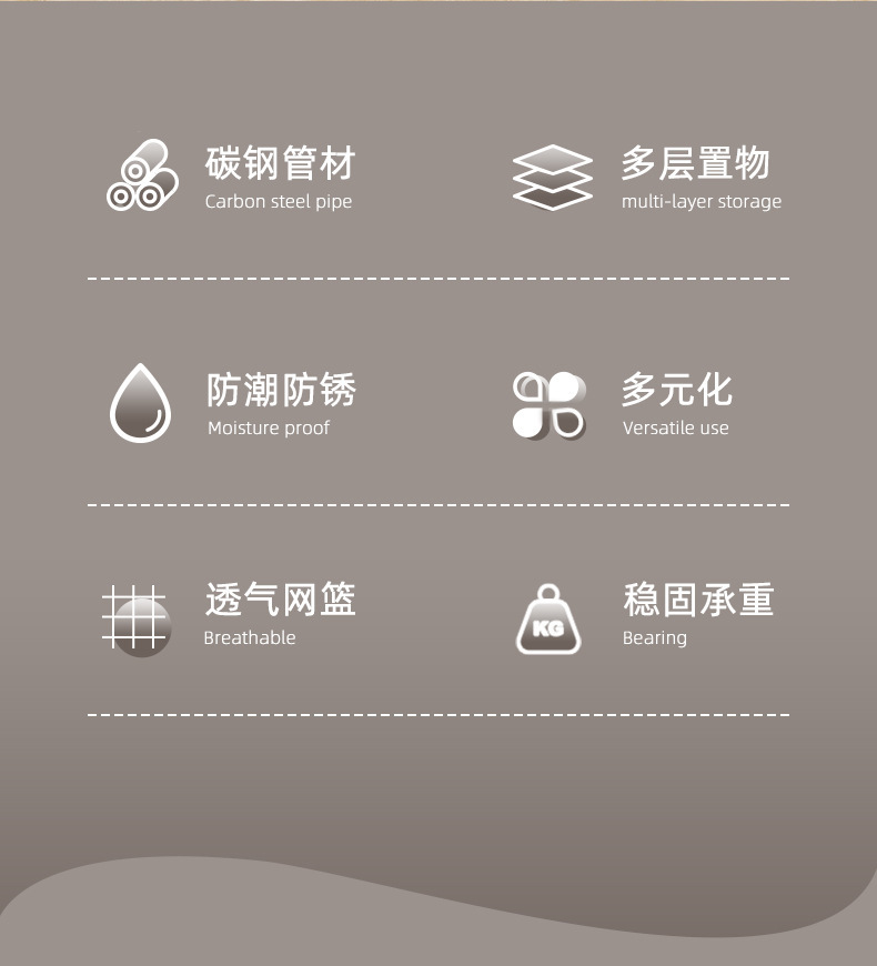 厨房旋转置物架落地多层家用客厅零食收纳架果蔬多功能小推车架子详情2