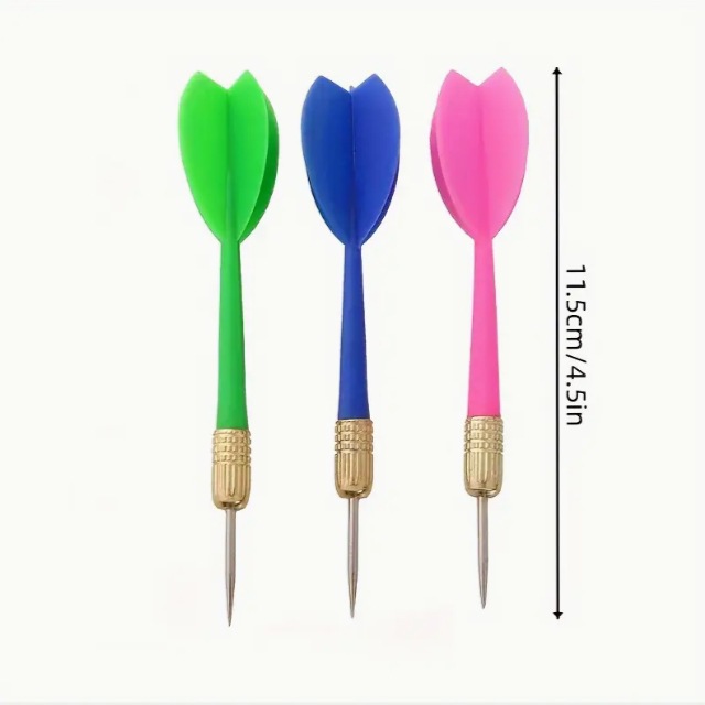 耐摔彩色飞镖针飞镖盘气球扎气球套装运动休闲飞镖靶硬飞标飞标套装详情2