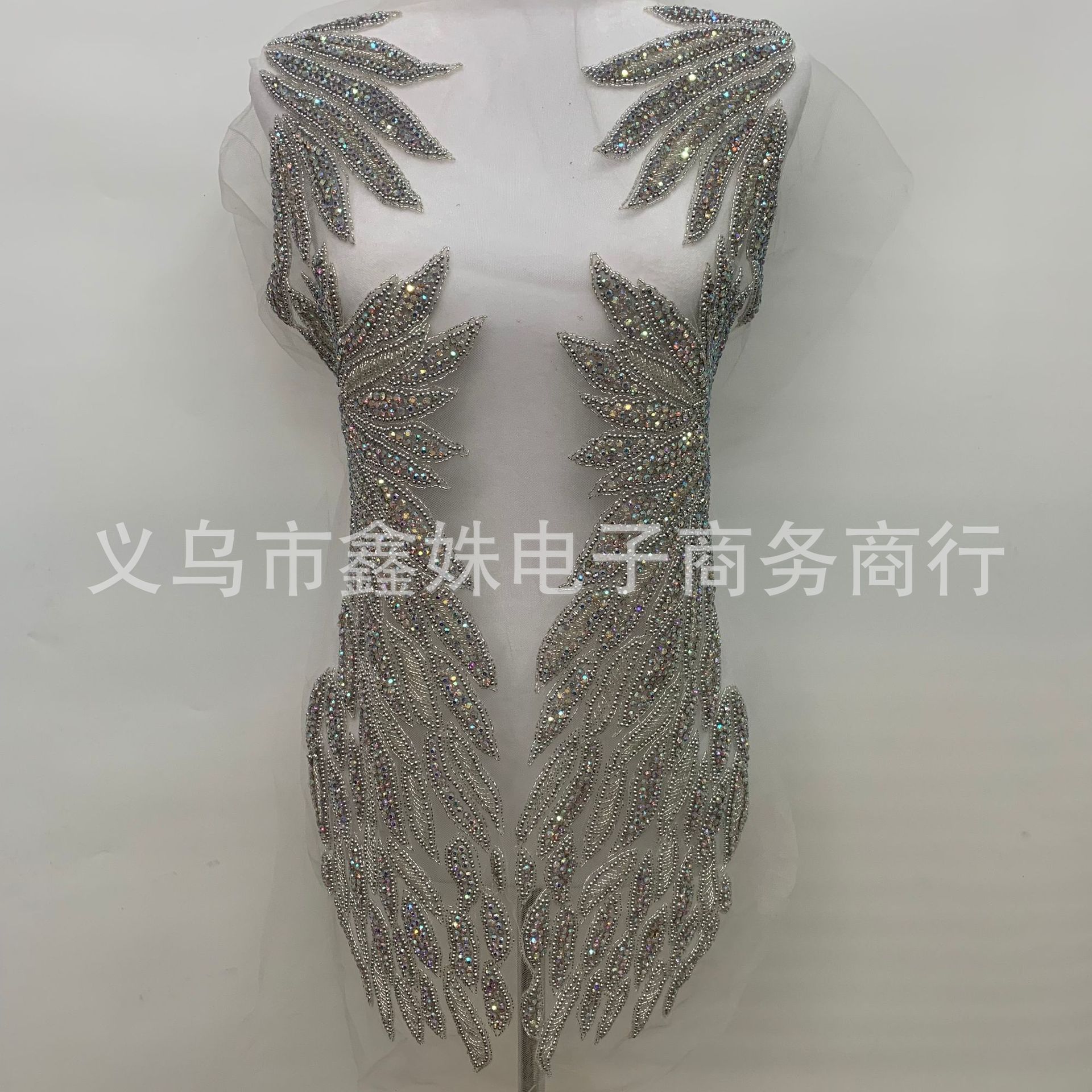 S型重工蕾丝辅料服装演出婚纱礼服豪华装饰详情35