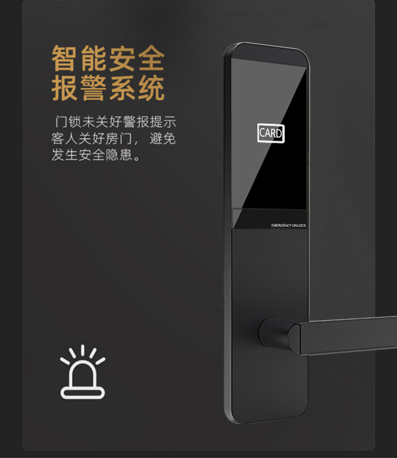 Hotel door lock, hotel magnetic card induction lock, apartment smart electronic ic card lock, homestay rental house card swiping lock manufacturer pic 12