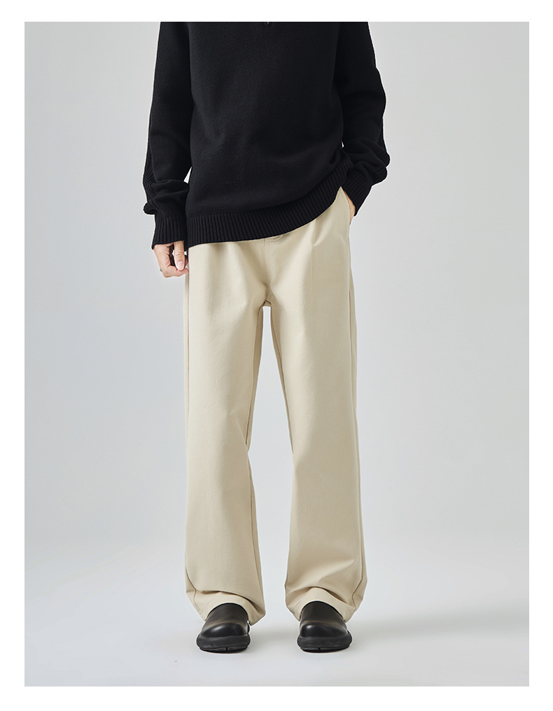 APO男装|跨境牛仔裤男款美式高街秋季潮牌痞帅宽松直筒休闲长裤子详情12