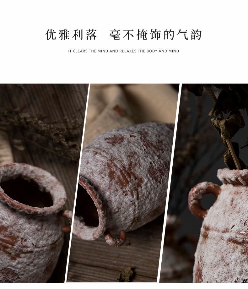 2026 Vintage ceramic mixing jars, dried flower earthenware jars, porcelain jars, storage jars, home decorative jars pic 8