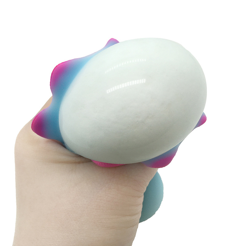 Cross-border best-selling dinosaur stress-relieving pinching fun Stegosaurus release toy Creative Cartoon TPR stress-relieving soft rubber ball pic 5