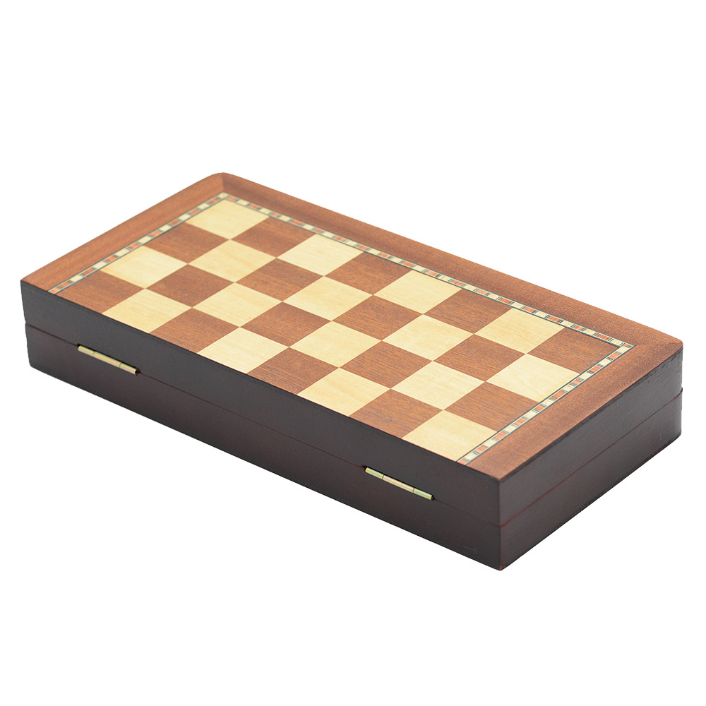 跨境国际象棋29CM松木质强磁可折叠含双后专业级棋牌桌游玩具厂家详情2