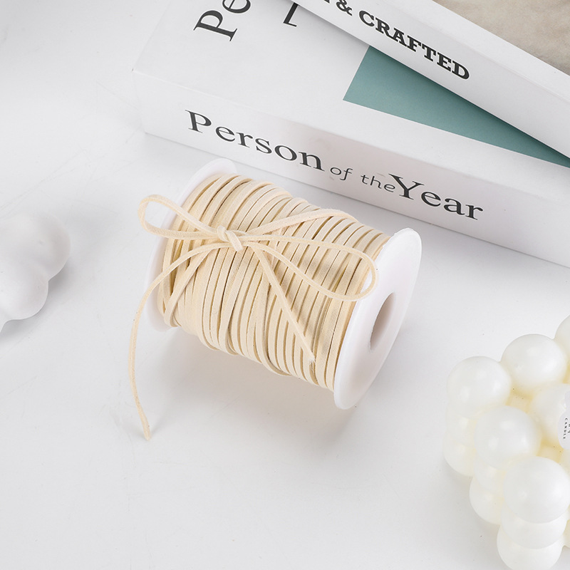 3mm韩国鹿皮绳麂皮绳绒绳挂件绳DIY手工编绳吊牌牛皮绳装饰皮绒绳详情5