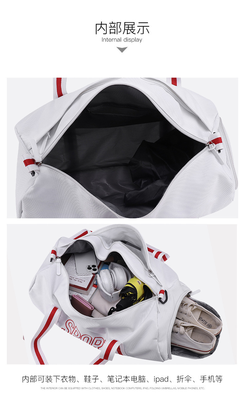 T-shaped hand-held large-capacity travel bag, lightweight business trip fitness bag, luggage waiting for delivery storage bag, short-distance travel luggage bag, durable and portable travel bag pic 10