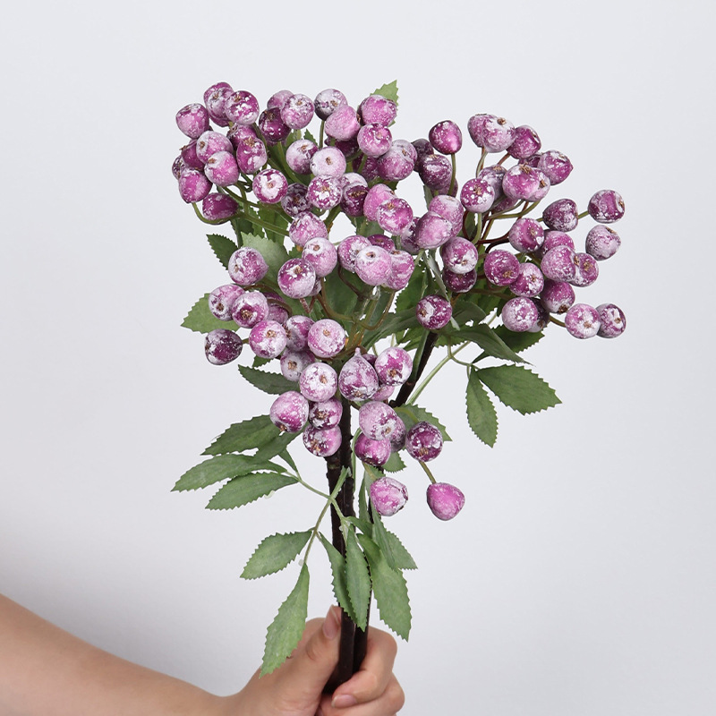 仿真植物蓝莓果果实浆果树枝树杈拍照布置场景装饰绿植造景仿真花详情6