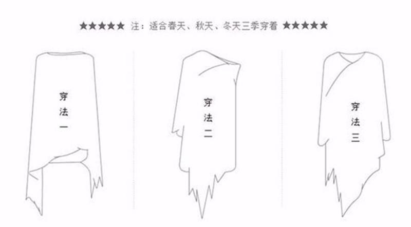 秋冬新款高领纽扣流苏女款斗篷披肩冬季保暖斗篷欧美时尚针织衫详情1