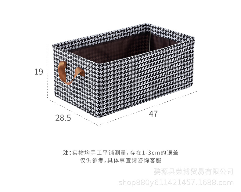 Oxford fabric thousand-bird grid steel frame style clothing and trousers storage box drawer type multi-functional dormitory wardrobe for organizing clothes pic 3