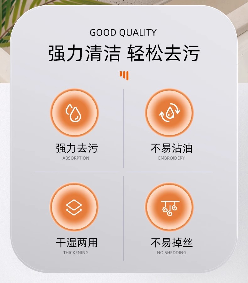 Silver wire cleaning cloth, steel wire dishcloth to replace steel wool balls, kitchen double-layer pot scrubber, metal wire stain removal and cleaning cloth pic 2