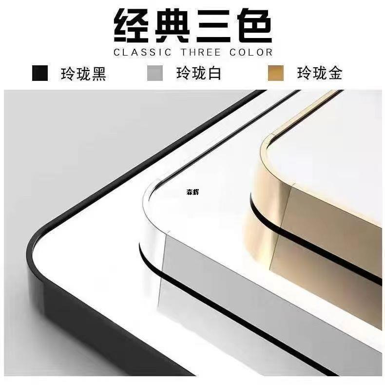 卫生间镜子免打孔粘贴化妆镜洗手间厕所洗漱台梳妆卫浴挂墙浴室镜详情11