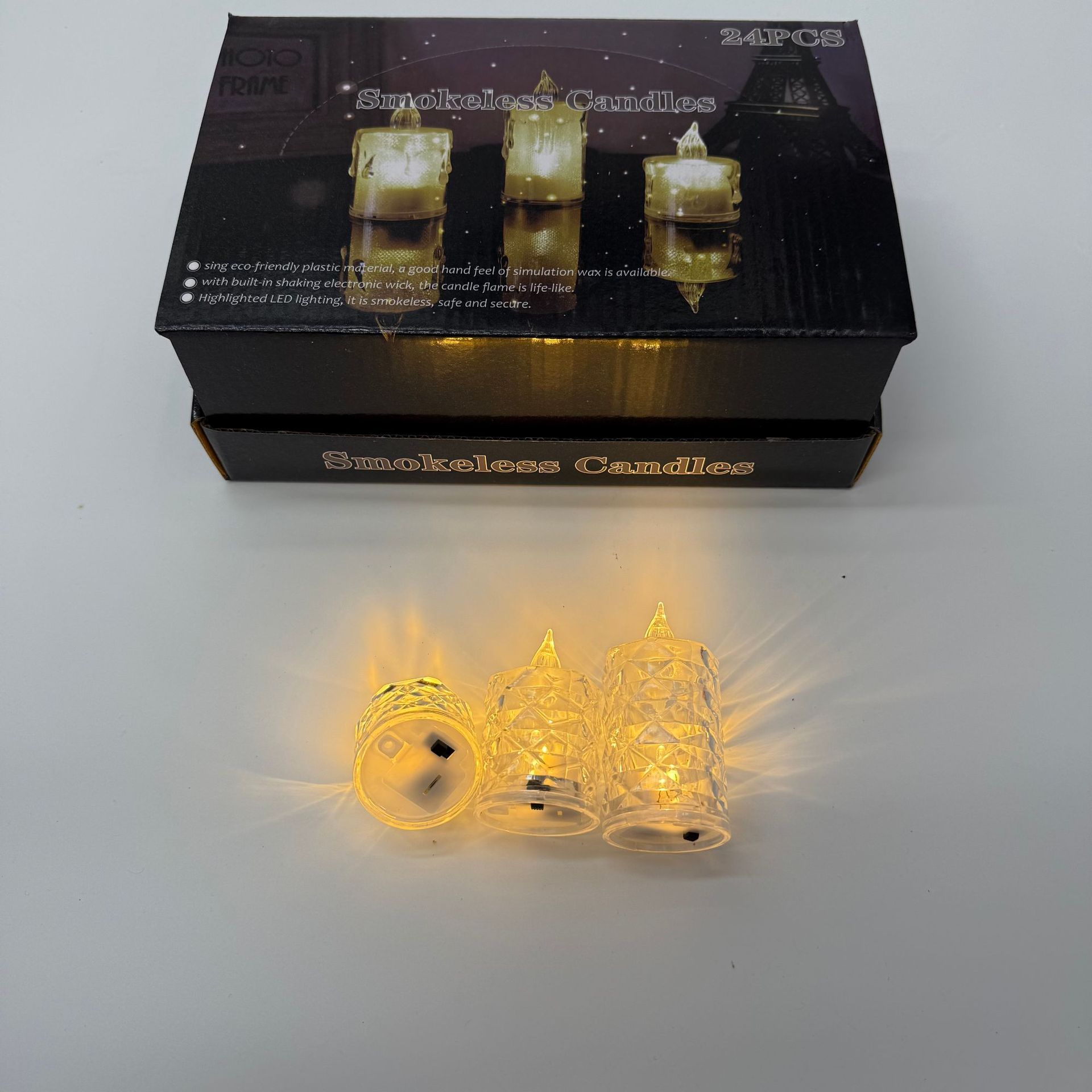 New Year LED electronic candle lights, birthday proposal, indoor room scene atmosphere decoration props, decorative lights pic 6