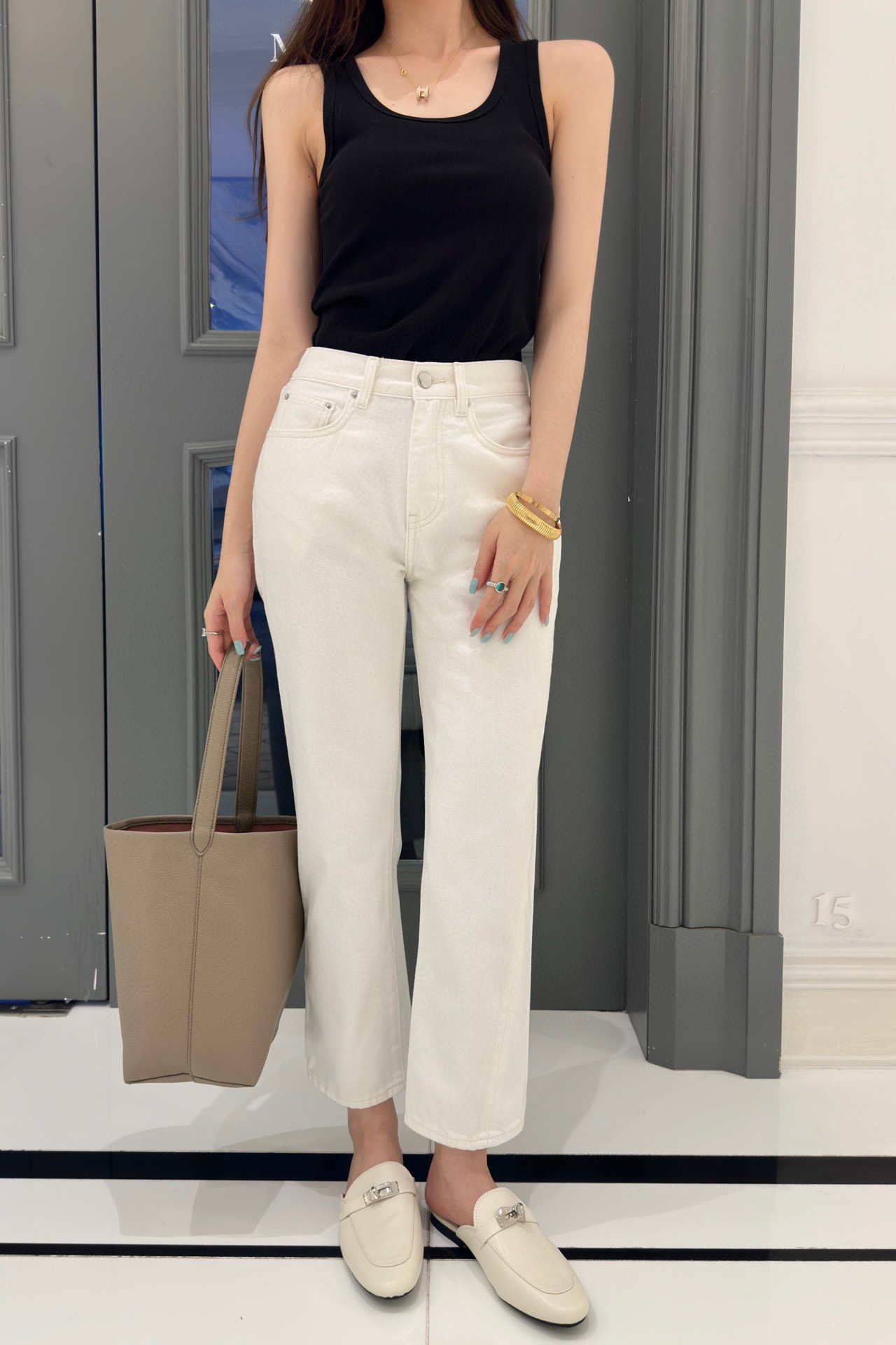 【UpperClass Series 】OriginalTwisted Classic Twisted Stitch jeans for mid-to-high-waisted women pic 29