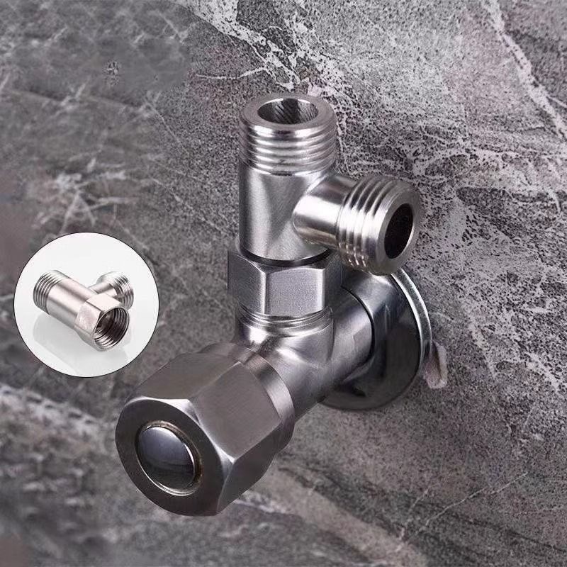 304 stainless steel three-way household 4-inch DN15 splitter, one-way two-way union, internal and external threaded water pipe joint pic 3