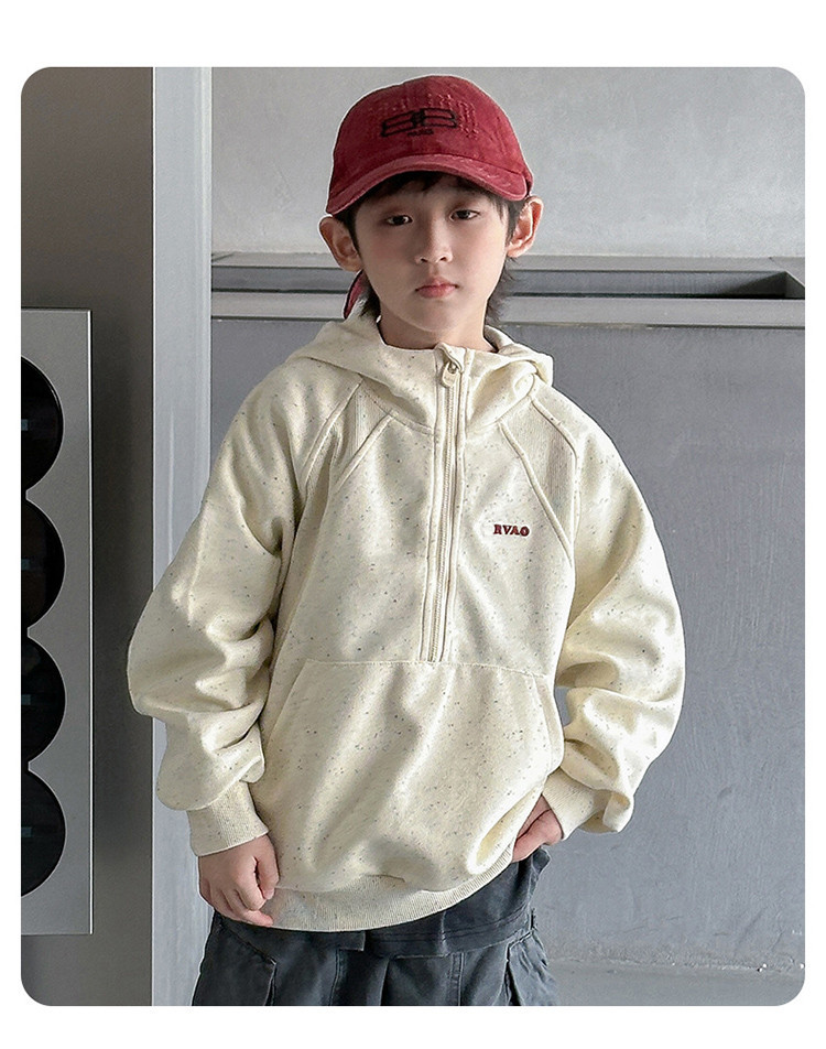 男童卫衣春秋款2025新款痞帅儿童装春季连帽长袖上衣运动男孩春装详情15