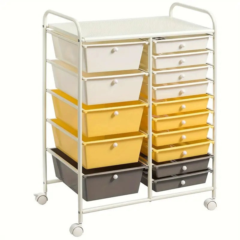 Trolley storage rack, drawer-type small trolley, dust-proof, movable storage, snack dust-proof storage, drawer-type storage pic 10