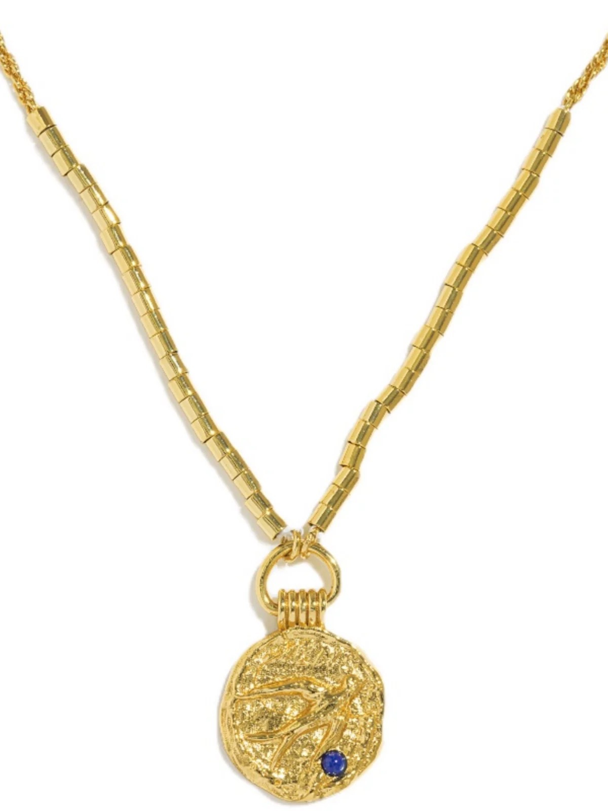 WEN*家联名系列飞鸟金币项链 轻奢小众高级感复古气质燕子锁骨链详情4