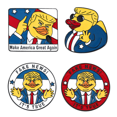 欧美时尚新品白猫乐器卡通胸针百搭创意小动物衣饰蝴蝶扣金属徽章详情2