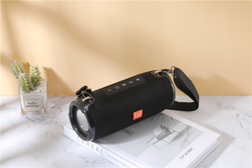 跨境新款便携蓝牙音箱户外创意插卡蓝牙音响布艺低音炮收音机批发详情16