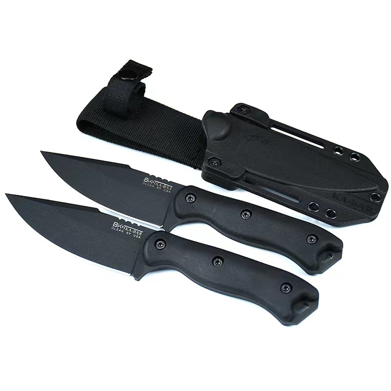 Amazon KABA camping straight knife, high hardness, sharp, vehicle-mounted tool, survival portable, household fruit knife, multi-functional pic 5