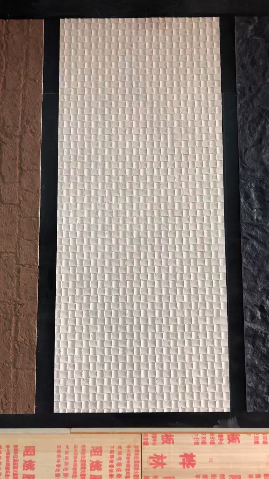 米白马赛克软瓷柔性石材轻质软石商业空间连锁店室内外背景墙装饰详情2