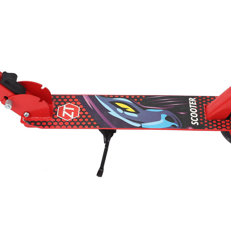 工厂200PU轮带手刹滑板车日常休闲滑板车上下班折叠成人代步滑板详情9