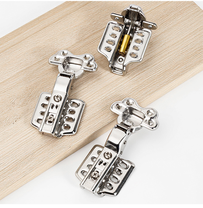 加厚不锈钢铰链静音缓冲橱柜衣柜柜门飞机合页液压弹簧折页批发详情25