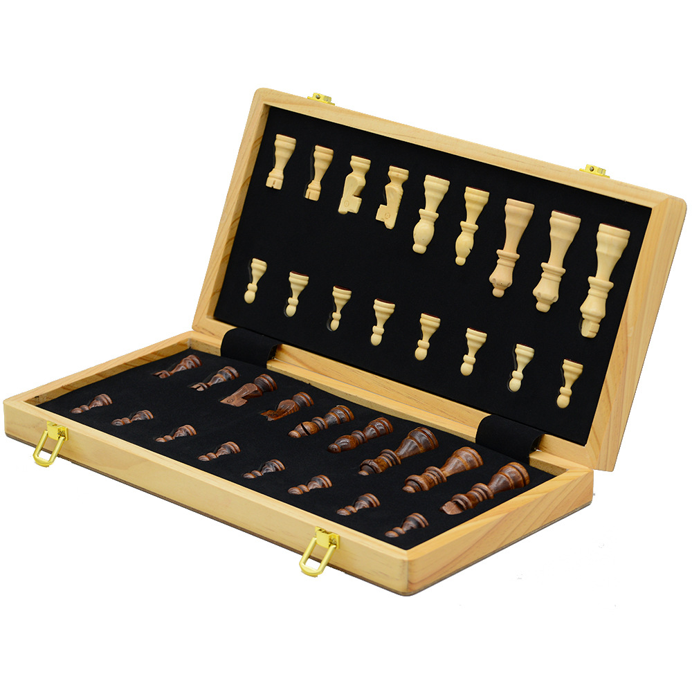 New type of chess and card entertainment, made of wood, magnetic, foldable and 39CM, with double rear, directly sent by the manufacturer for cross-border exclusive supply pic 6