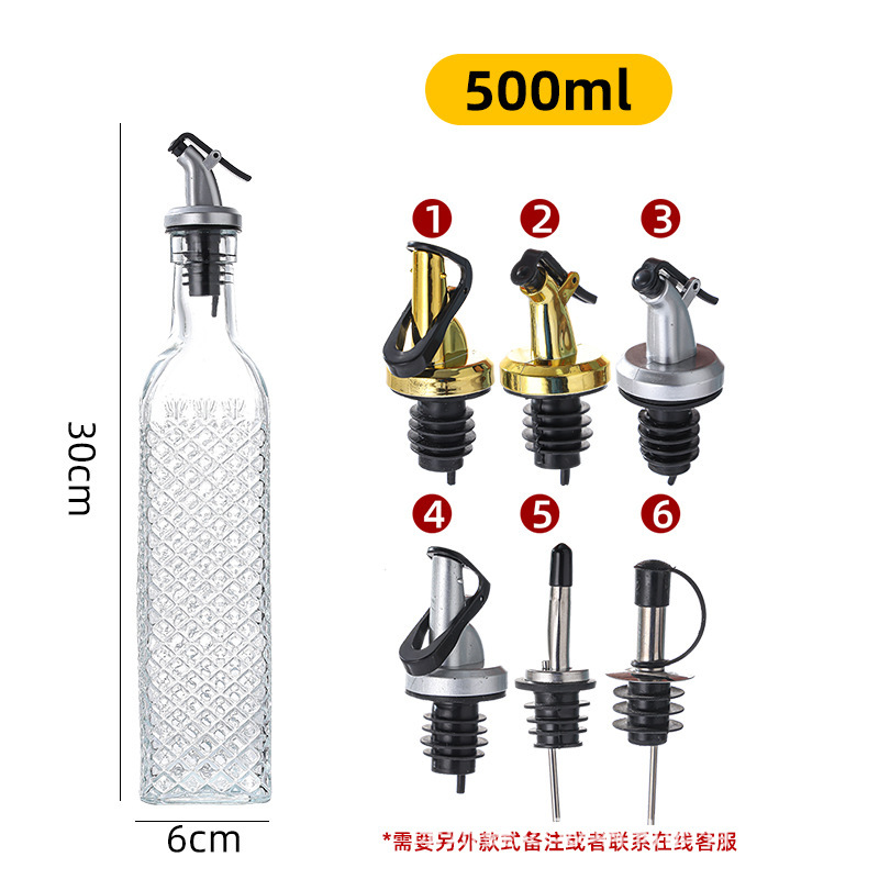 Cross-border dual-purpose glass oil sprayer, oil sprayer, household kitchen oil-free and leak-proof vinegar seasoning bottle pic 15