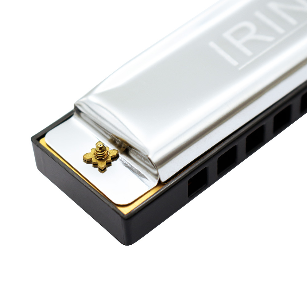 批发IRIN10孔20音C调口琴布鲁斯口吹琴儿童学生十孔口琴雕刻logo详情12