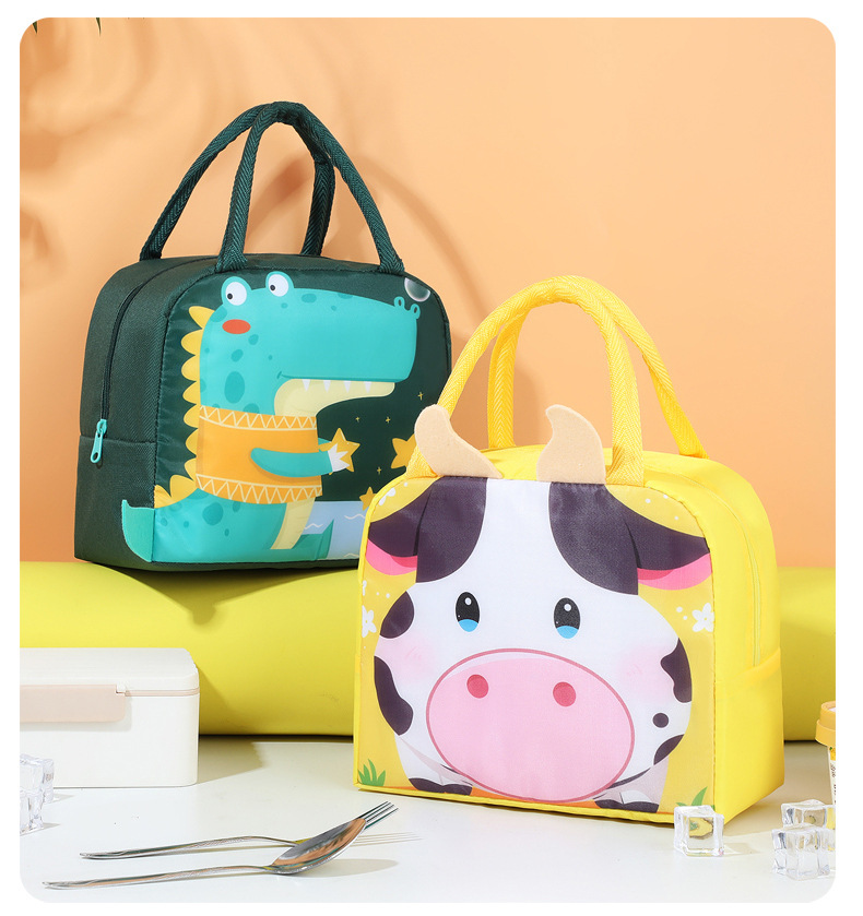 卡通饭盒包手提便当袋保温袋铝箔午餐包手提袋学生上班族带饭餐包详情16