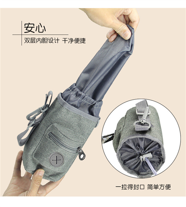 Pet training bag, portable snack bag for dog outings, dog walking bag, multi-purpose pet garbage collection bag, dog training waist bag pic 3