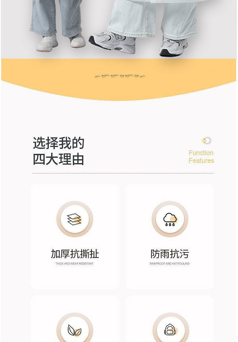 厚款EVA电动车雨衣儿童雨披批发全身加厚加長雨衣防暴雨成人旅行详情2