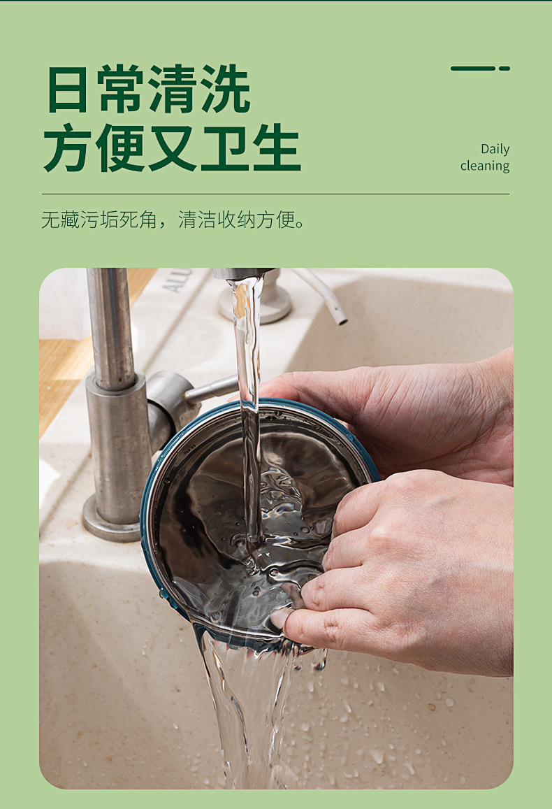 新款学生塑料燕麦早餐杯INS风不锈钢粥汤杯手提带餐具可加热批发 pic 12